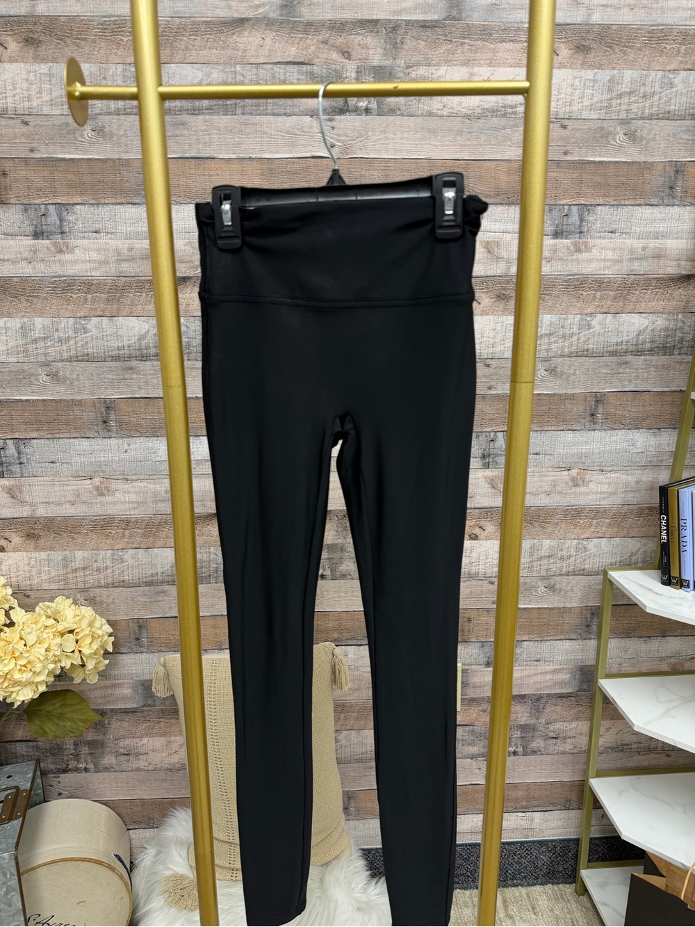 Spanx black look at me now seamless leggings small